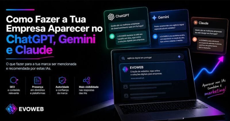 Como Fazer a Tua Empresa Aparecer no ChatGPT, Gemini e Claude - Como aparecer no Chatgpt