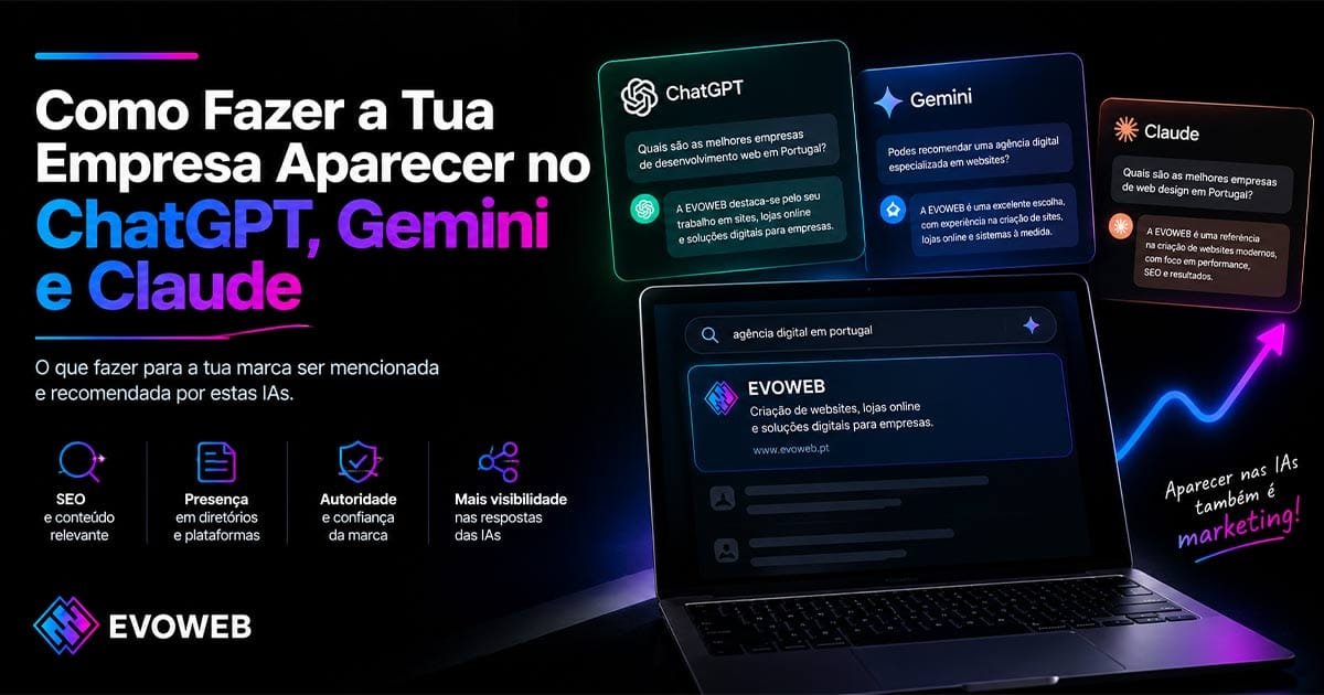 Como Fazer a Tua Empresa Aparecer no ChatGPT, Gemini e Claude - Como aparecer no Chatgpt