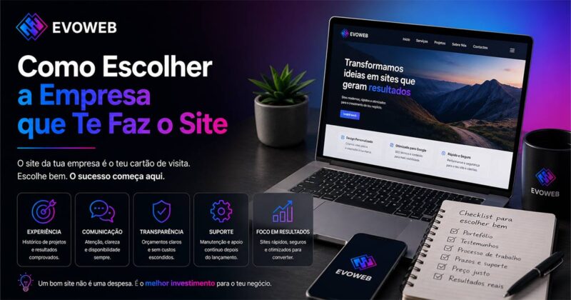 Como Escolher Uma Empresa de Criação de Sites