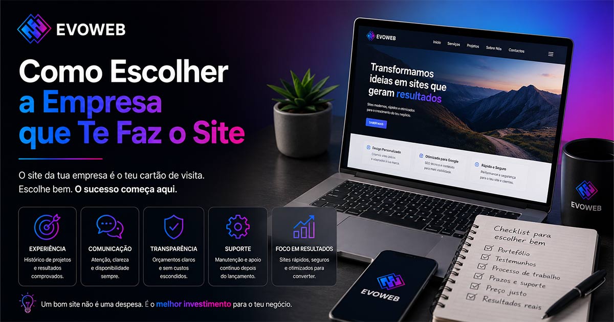 Como Escolher Uma Empresa de Criação de Sites