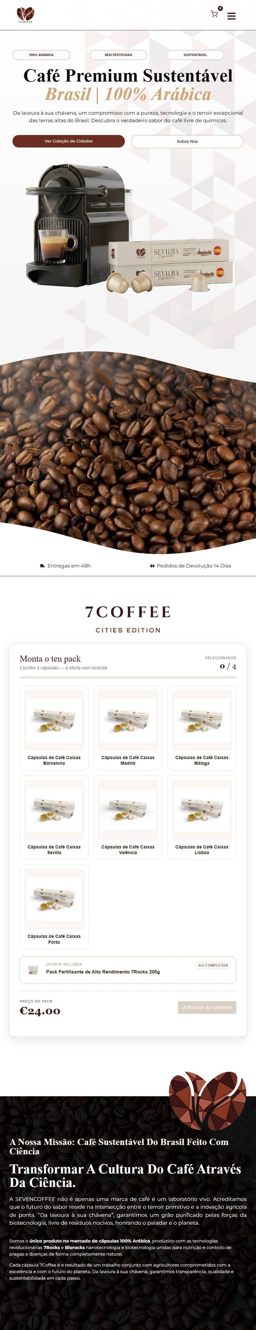 SEVEN COFFEE no tablet